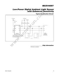 MAX44007EDT+T Datasheet Page 19