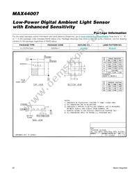 MAX44007EDT+T Datasheet Page 20