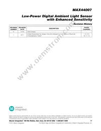 MAX44007EDT+T Datasheet Page 21