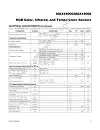 MAX44008EDT+T Datasheet Page 3