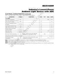 MAX44009EDT+ Datasheet Page 3
