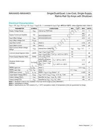 MAX4401AXT+TG50 Datasheet Page 4