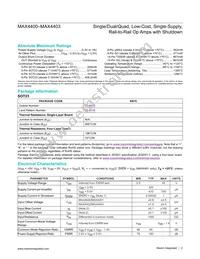 MAX4403AUD-T Datasheet Page 2