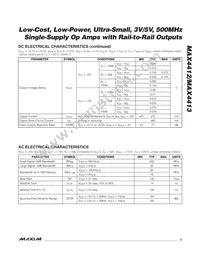 MAX4412EXK+G21 Datasheet Page 3