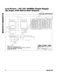 MAX4415EUA+ Datasheet Page 20