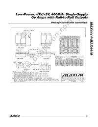 MAX4415EUA+ Datasheet Page 21