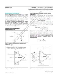 MAX44205AUB+T Datasheet Page 23