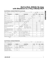 MAX44265EWT+T Datasheet Page 3