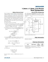 MAX44269EWL+T Datasheet Page 12