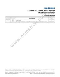 MAX44269EWL+T Datasheet Page 14