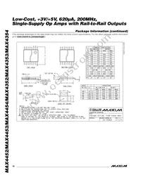 MAX4454ESD+T Datasheet Page 18