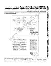 MAX4454ESD+T Datasheet Page 19
