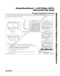 MAX4474EUA-T Datasheet Page 17