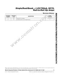 MAX4474EUA-T Datasheet Page 19