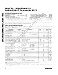 MAX4492AUD-T Datasheet Page 2