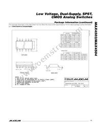 MAX4503CPA+ Datasheet Page 11