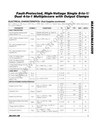 MAX4509CPE Datasheet Page 3