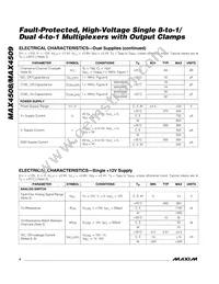 MAX4509CPE Datasheet Page 4