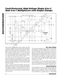 MAX4509CPE Datasheet Page 10