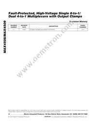 MAX4509CPE Datasheet Page 18