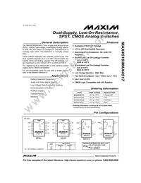 MAX4516EPA+ Cover