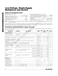 MAX4524ETB+ Datasheet Page 2