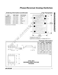 MAX4526CUA+T Datasheet Page 11