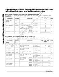 MAX4530CWP+T Datasheet Page 4