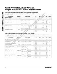 MAX4534CSD+T Datasheet Page 4