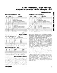 MAX4534CSD+T Datasheet Page 9