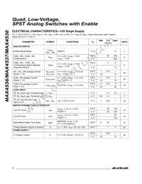MAX4538ESE+T Datasheet Page 4