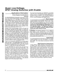 MAX4538ESE+T Datasheet Page 8