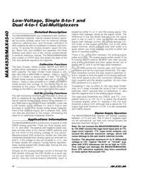 MAX4540EAP Datasheet Page 12
