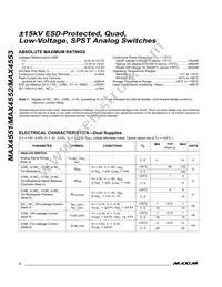 MAX4553ESE+T Datasheet Page 2