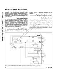 MAX4556ESE+T Datasheet Page 20