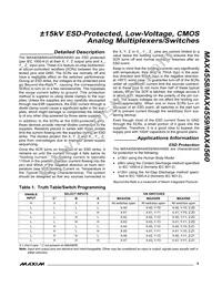 MAX4559CPE+ Datasheet Page 9