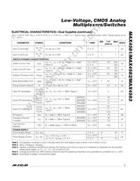 MAX4581AUE/GG8 Datasheet Page 3