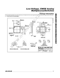 MAX4581AUE/GG8 Datasheet Page 17