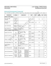 MAX4583LESE+T Datasheet Page 3