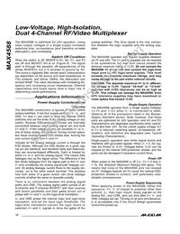MAX4588CAI+T Datasheet Page 14