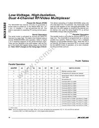MAX4588CAI+T Datasheet Page 16