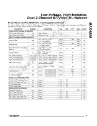MAX4589EWP Datasheet Page 3