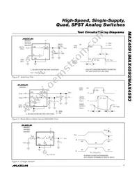 MAX4591CUE+T Datasheet Page 7