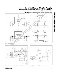 MAX4596EXK+T Datasheet Page 7