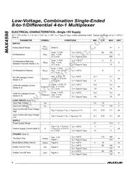 MAX4598EAP+T Datasheet Page 4