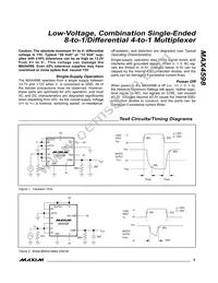 MAX4598EAP+T Datasheet Page 9