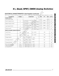 MAX4606ESE+T Datasheet Page 3