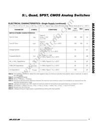 MAX4606ESE+T Datasheet Page 5