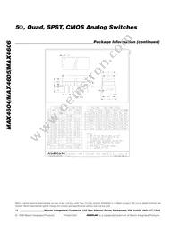 MAX4606ESE+T Datasheet Page 12