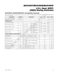 MAX4609ESE+T Datasheet Page 3